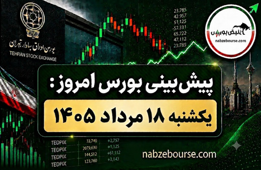 پیش بینی بورس امروز یکشنبه ۱۸ مرداد ۱۴۰۵ | زنگ خطر برای صندوق‌های طلا؟