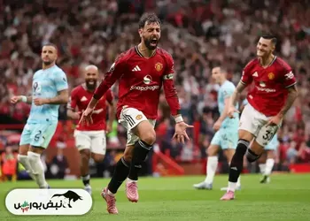 یونایتد 3-2 برنلی: انفجار اولدترافورد با برونو
