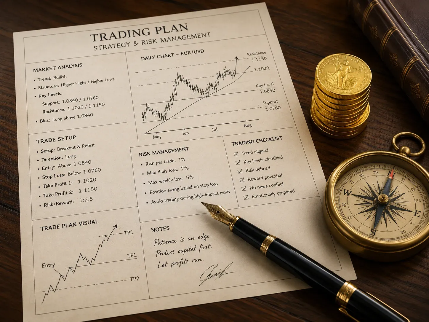 نکات مهم مدیریت ریسک در معامله طلا