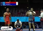 عجیب ترین شکست کشتی ایران با همکاری داور و پزشک!