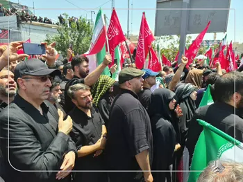 حضور پررنگ خانواده بزرگ سایپا در مراسم بدرقه رهبر شهید انقلاب