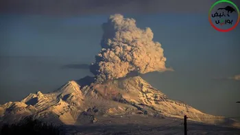 فوران آتشفشان شیولوچ در کامچاتکا روسیه !