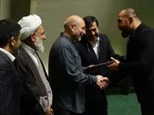 تجلیل نمایندگان مجلس از قهرمانان تیم ملی کشتی ایران