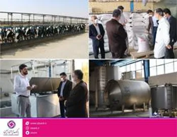 بازدید مدیر استانی بانک ایران زمین از اتحادیه دامداران استان چهارمحال و بختیاری