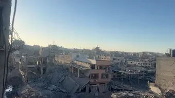 درگیری مقاومت با مزدوران اسرائیل در شمال غزه