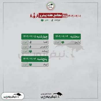 کدام نمادها هفته اول مهرماه مجمع برگزار می کنند؟ | برگزاری مجمع نماد عرضه اولیه