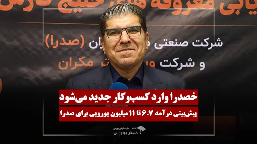 پیش‌بینی درآمد ۸.۷ میلیون یورویی از کسب‌و‌کار جدید خصدرا
