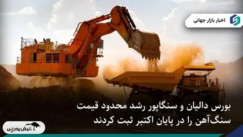 قیمت سنگ‌آهن در اکتبر رشد محدود داشت