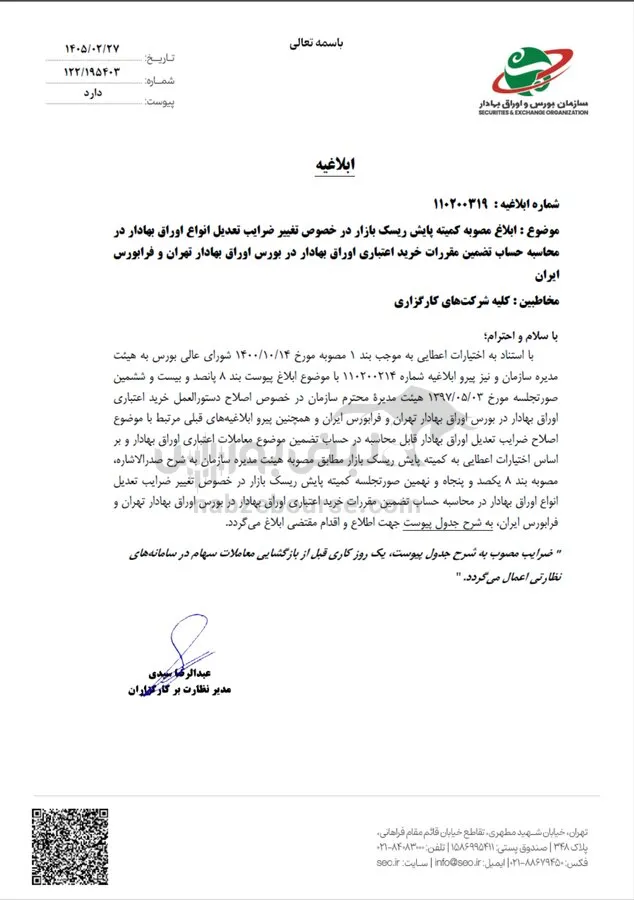 ضریب اعتباری