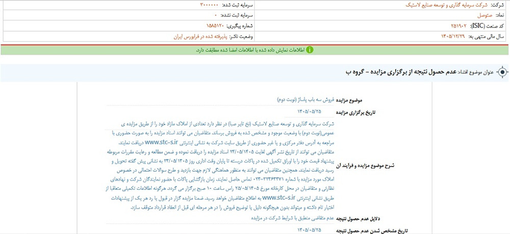 توقف نماد پتوسعه به علت افشای اطلاعات گروه ب