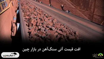 افت قیمت آتی سنگ‌آهن در بازار چین