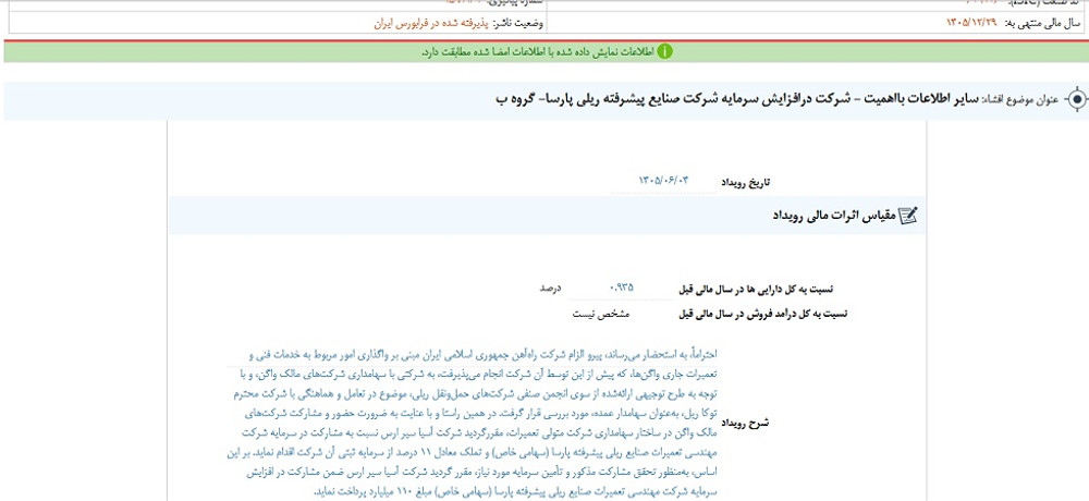 توقف نماد حآسا به علت افشای اطلاعات گروه ب