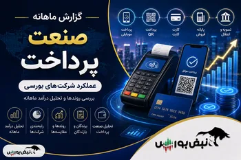 گزارش ماهانه صنعت پرداخت مرداد ۱۴۰۵ | پی پاد ستاره درخشان مرداد، ۴ نماد با اُفت فروش ماهانه
