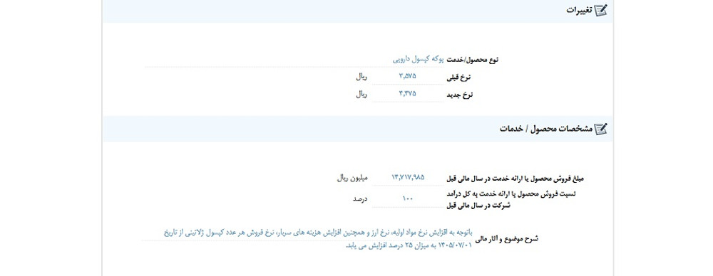 نماد دکپسول پس از افشا؛ متوقف شد