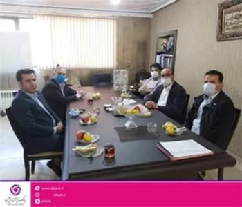 بازدید مدیر استانی بانک ایران زمین از اتحادیه صنف آهن و فولاد استان همدان