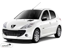 قیمت پژو ۲۰۶ و ۲۰۷، امروز ۱۰ فروردین ۱۴۰۴