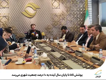پوشش 5G تا پایان سال آینده به 10 درصد جمعیت شهری می‌رسد