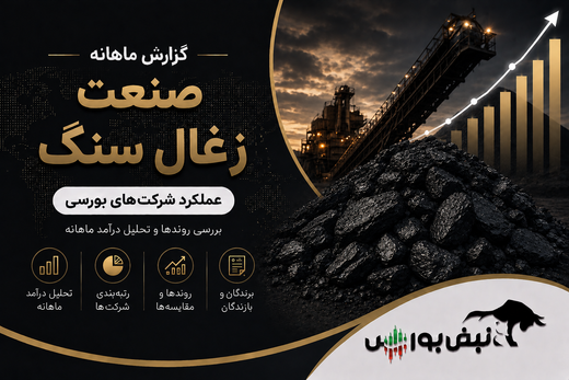 گزارش ماهانه صنعت زغال سنگ تیر ۱۴۰۵ | کربن؛ ضعیف‌ترین گزارش صنعت