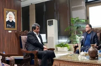 دیدار مدیرعامل شرکت ملی صنایع مس ایران با استاندار کرمان