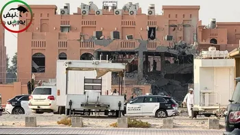 تصاویری از لحظۀ حملۀ هوایی رژیم صهیونیستی به دفتر حماس در قطر